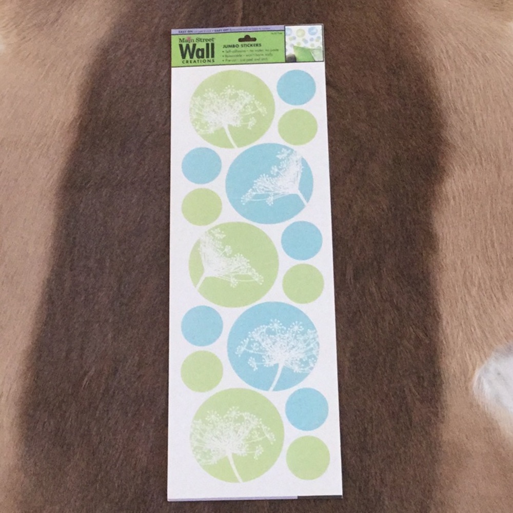 Main street jumbo wall stickers easy removable